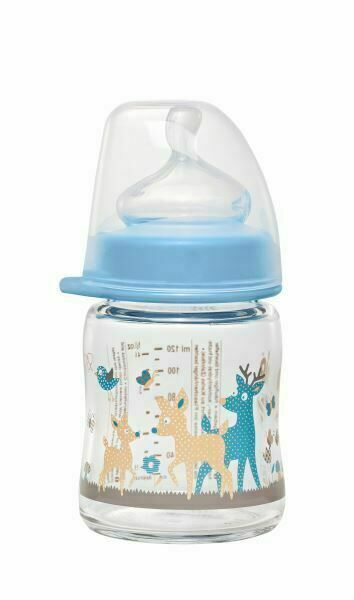 NIP Láhev sklo široká silikon-M kluk 120ml porovnat ceny