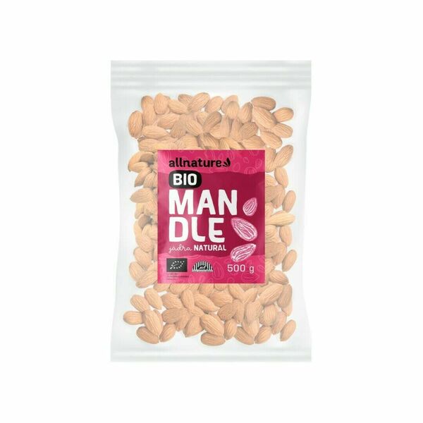 Allnature Mandle jádra BIO 500g porovnat ceny