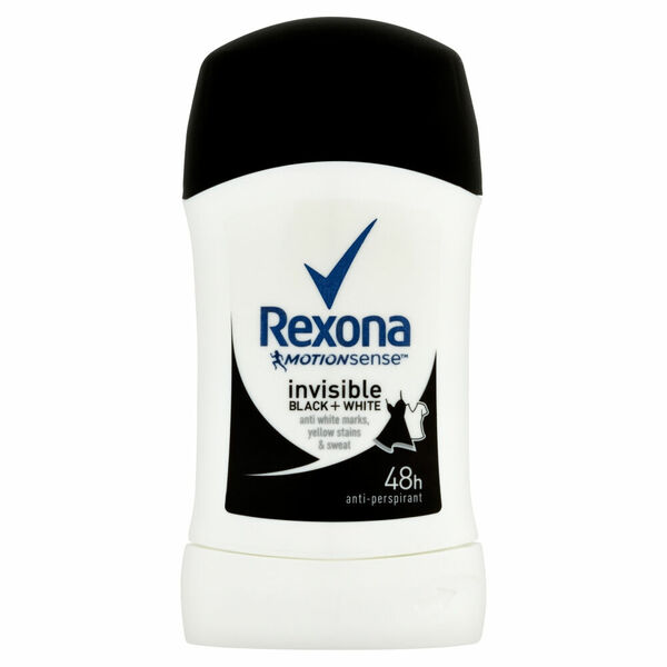 REXONA Invisible Black&White tuhý deodorant 40 ml porovnat ceny