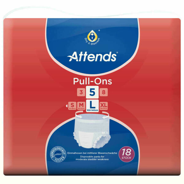 Attends absorpční kalhotky Pull-On Plus L 18ks porovnat ceny