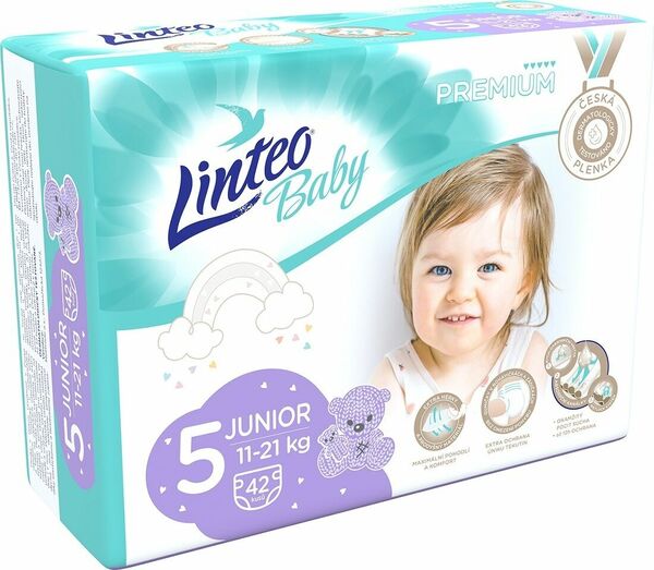 Linteo Baby Plenky Prémium Junior (11-21kg) 42ks porovnat ceny