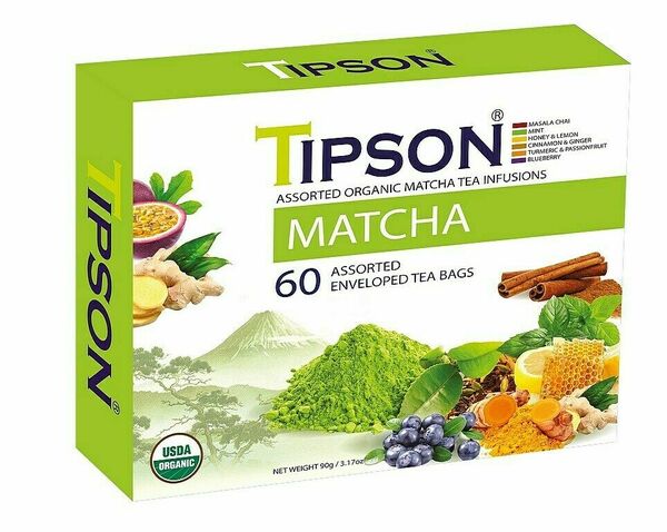TIPSON BIO Matcha Kazeta Variace přebal 60x1,5g porovnat ceny