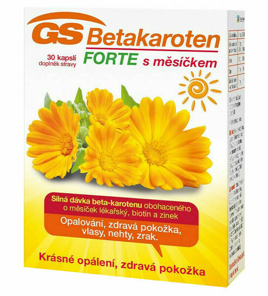 GS Betakaroten Forte s měsíčkem 30 kapslí porovnat ceny