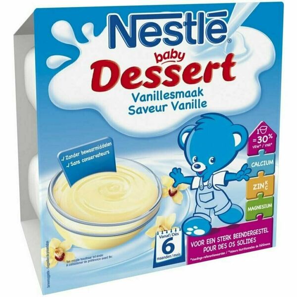 NESTLÉ Dezert přesnídávka Vanilka 4x100 g porovnat ceny