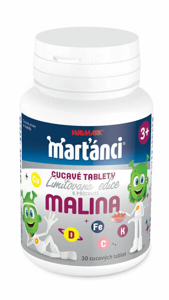 Walmark Marťánci cucavé tablety malina 30 tablet porovnat ceny