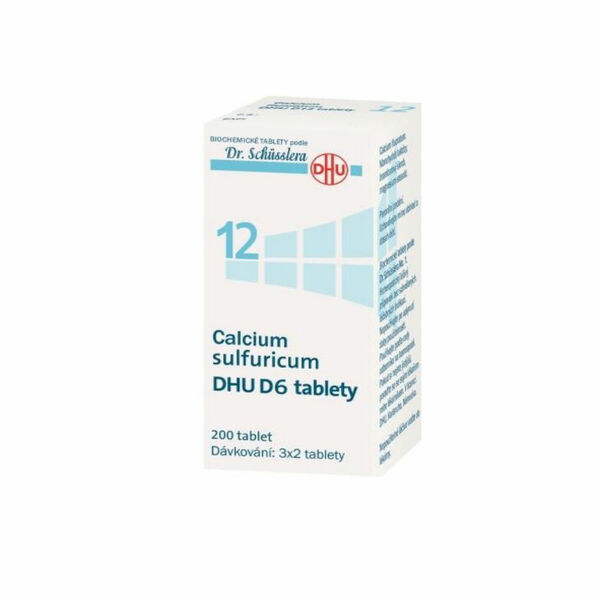 DR. SCHÜSSLERA Calcium sulfuricum DHU D6 No.12 200 tablet porovnat ceny