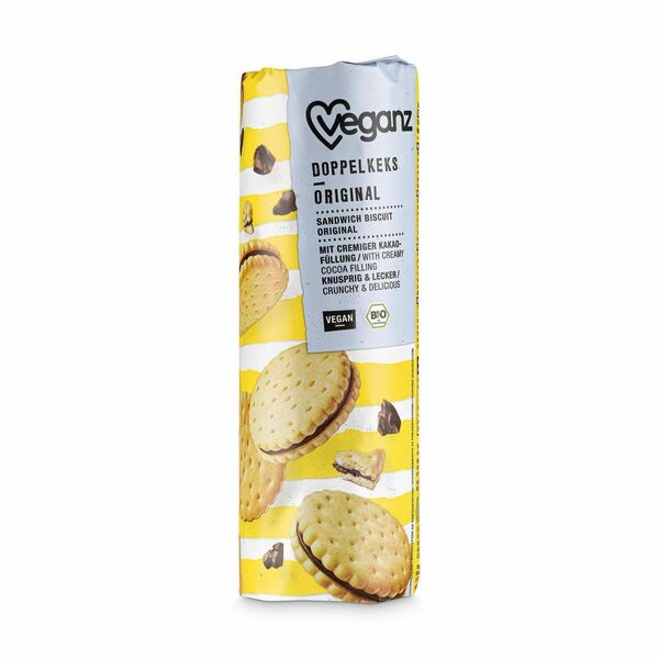 Veganz dvojité sušenky originál Bio 400g porovnat ceny