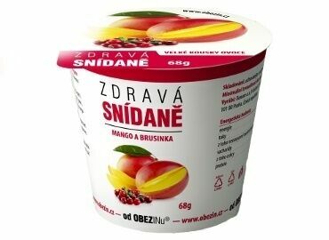 Obezin zdravá snídaně - Mango a brusinka 78g porovnat ceny