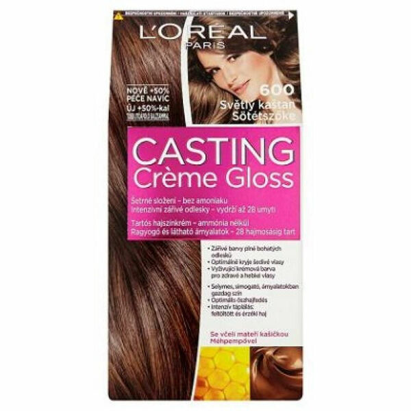 L'ORÉAL Casting Creme Gloss číslo 600 Světlý kaštan porovnat ceny