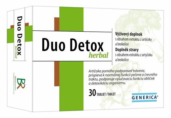 Generica Duo Detox herbal 30 tablet porovnat ceny
