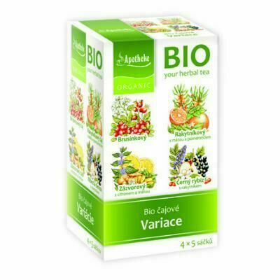 Apotheke BIO Čajové variace 20 nálevových sáčků porovnat ceny