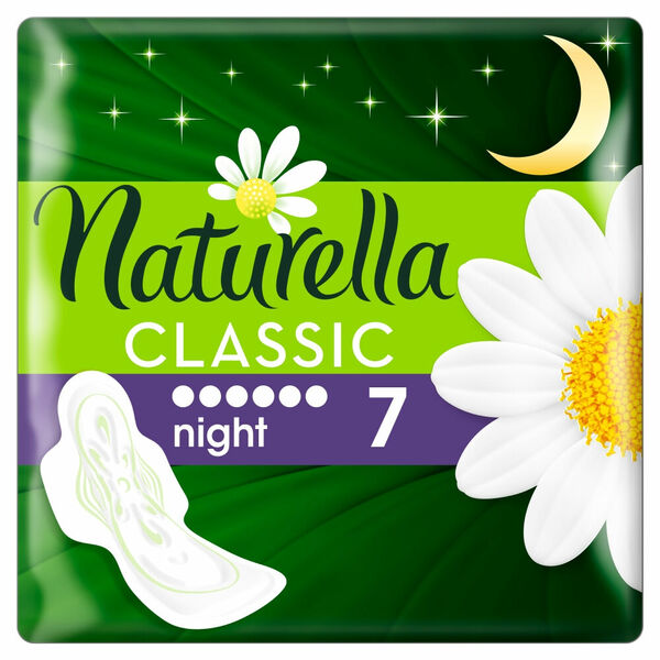NATURELLA Classic Camomile Night Hygienické vložky 7 ks porovnat ceny