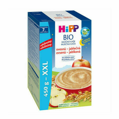 HiPP KAŠE NA D.NOC BIO ovesná - jablečná 450g porovnat ceny