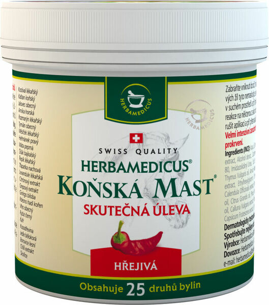 Herbamedicus Koňská mast hřejivá 250ml porovnat ceny