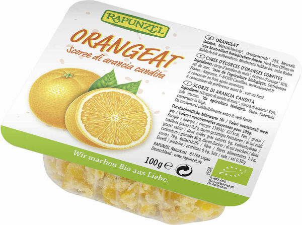 Rapunzel  Rapuzel BIO kandovaná pomerančová kůra 100g porovnat ceny