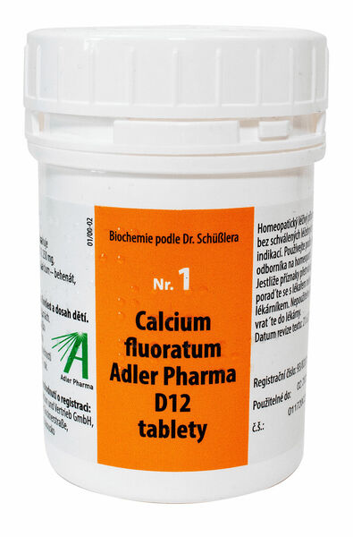 Adler Pharma Nr. 1 Calcium fluoratum D12 2000 tablet porovnat ceny