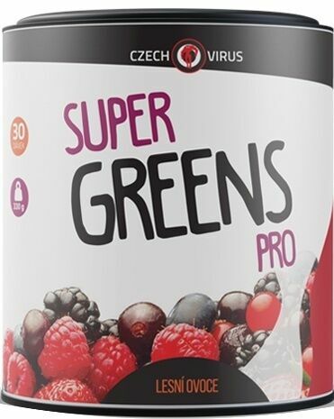 Czech Virus Super Greens PRO Lesní ovoce 330g porovnat ceny