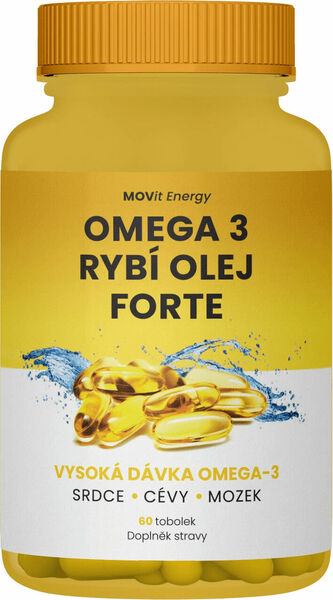 MOVit Energy  MOVit Omega 3 Rybí Olej FORTE 60 tobolek porovnat ceny