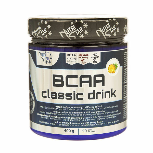 Nutristar BCAA Classic Drink 400 g ananas porovnat ceny