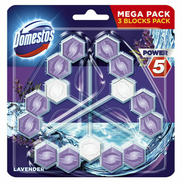 Domestos Power 5 Lavender 3x55g porovnat ceny