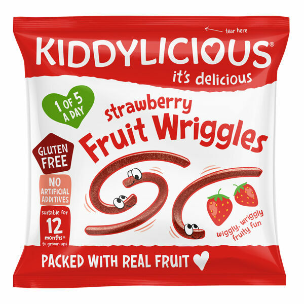Kiddylicious Žížalky jahodové 12g porovnat ceny