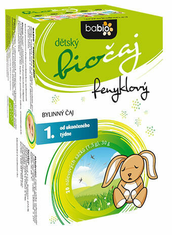 BABIO dětský biočaj fenyklový 20x1.5g porovnat ceny