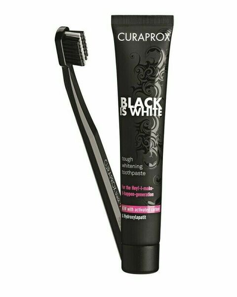 CURAPROX Black Is White set Pasta 90ml + Zubní kartáček CS 5460 porovnat ceny