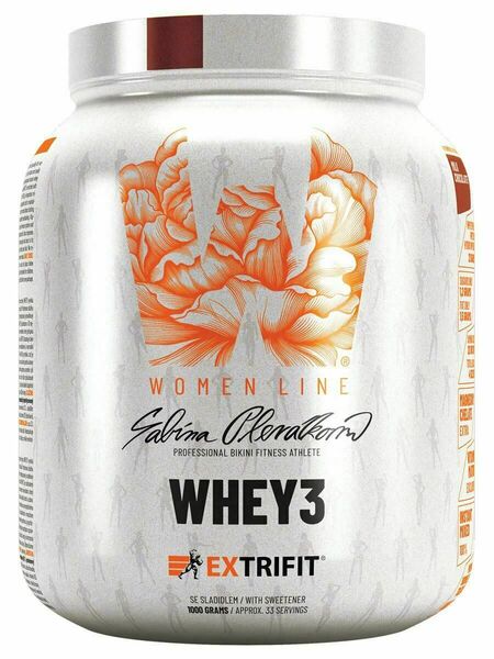 Extrifit Whey3 1000g mléčná čokoláda porovnat ceny
