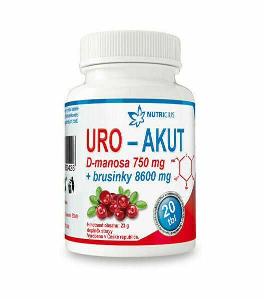 Nutricius Uro - Akut 20 tablet porovnat ceny