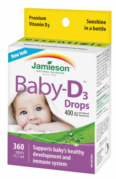 Jamieson Baby-D3 Vitamín D3 400 IU kapky 11.7ml porovnat ceny