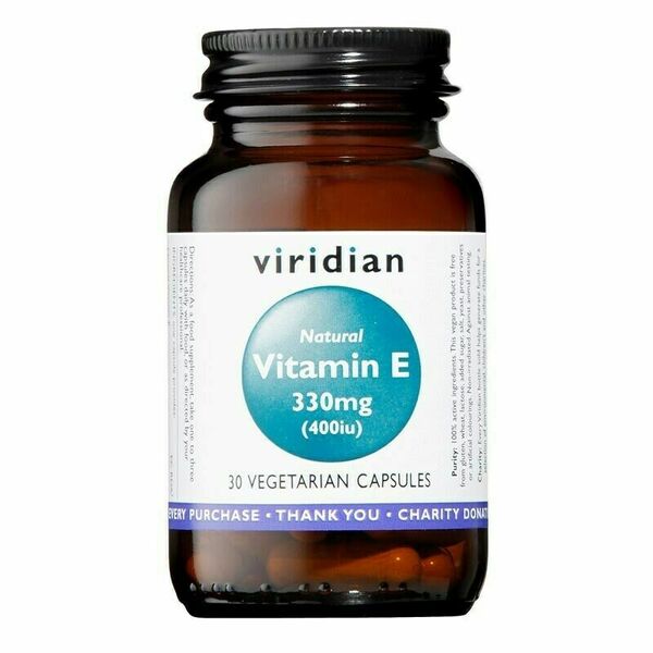 Viridian Vitamin E 330mg 400iu 30 kapslí porovnat ceny