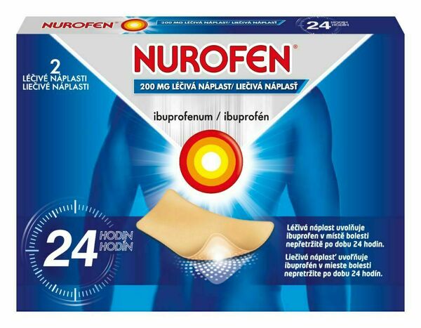 NUROFEN 200mg léčivá náplast 2ks porovnat ceny