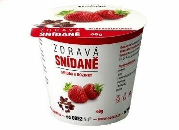 Obezin zdravá snídaně - Jahoda a rozinky 78g porovnat ceny