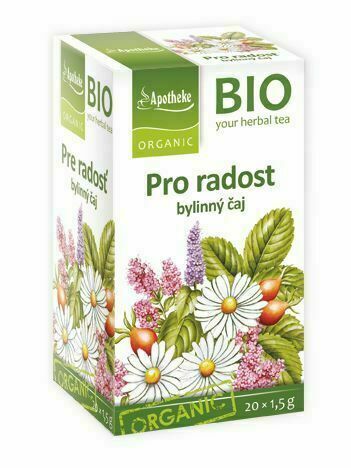 Apotheke BIO Pro radost bylinný čaj 20x1,5 g porovnat ceny