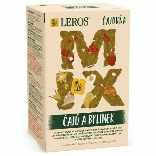 LEROS Čajovna Mix čajů a bylinek n.s.16x2g&2x2.5g porovnat ceny
