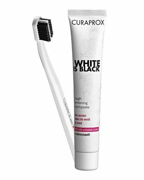 CURAPROX White Is Black set Pasta 90ml+Zubní kartáček CS 5460 porovnat ceny