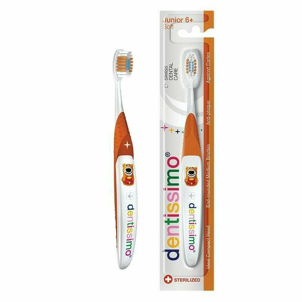 Dentissimo® švýcarský zubní kartáček pro juniory 6+ let, měkký 1 ks porovnat ceny