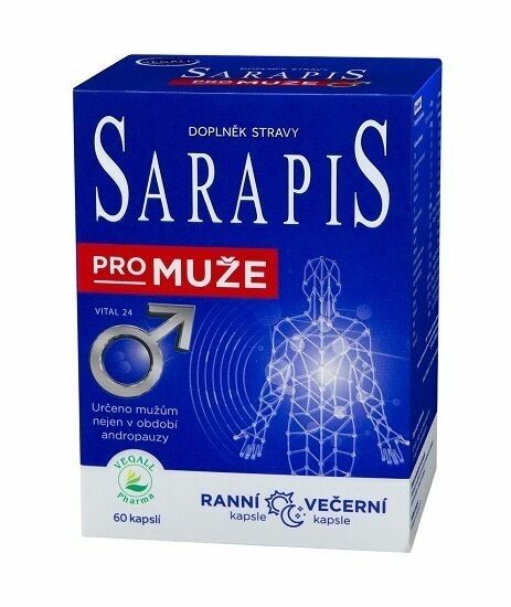 Vegall Pharma  Sarapis pro muže 60 kapslí porovnat ceny