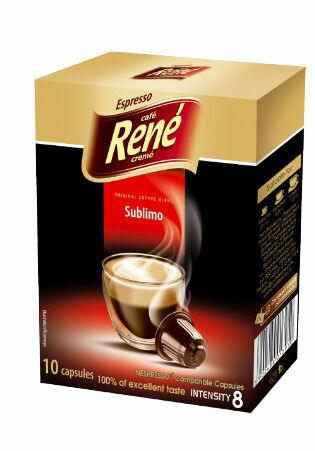 René Sublimo kapsle pro Nespresso 10ks porovnat ceny