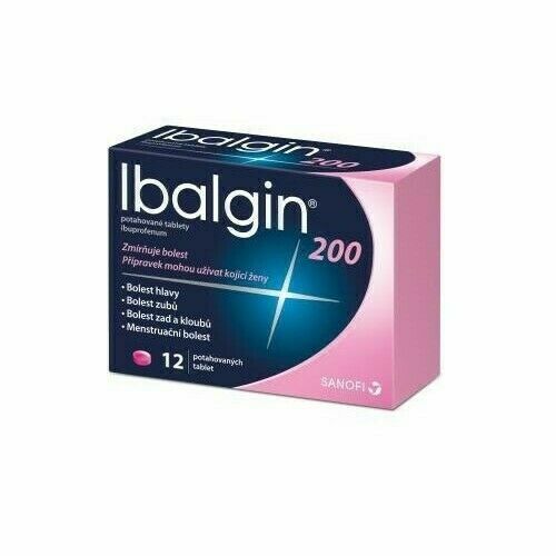 IBALGIN 200MG potahované tablety 12 porovnat ceny