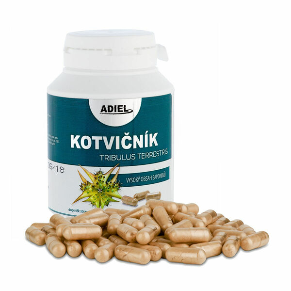 Adiel Kotvičník zemní Tribulus terrestris 90 kapslí porovnat ceny