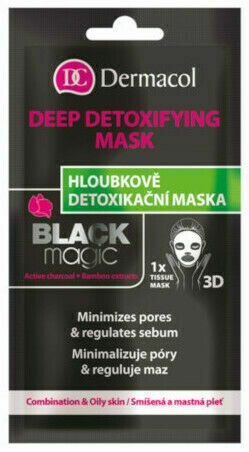 Dermacol Textilní detoxikační maska Black Magic 15ml porovnat ceny
