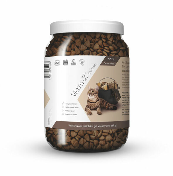 VERM-X Přírodní granule proti střevním parazitům pro kočky 650 g porovnat ceny
