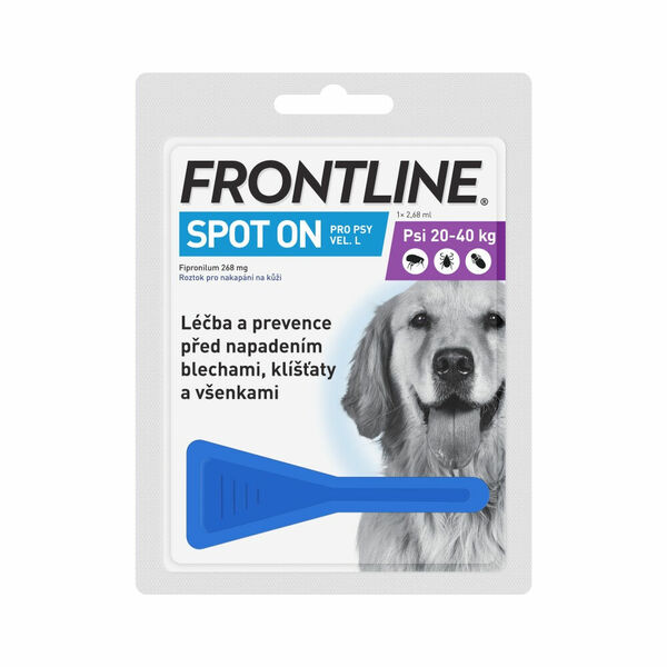 FRONTLINE Spot-on pro psy L (20-40 kg) 1x2,68 ml porovnat ceny