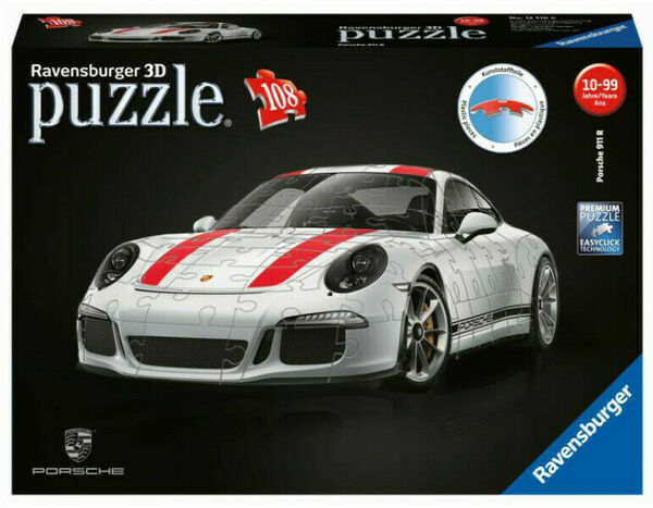 Ravensburger  Porsche 911R; 3D, 108 dílků porovnat ceny