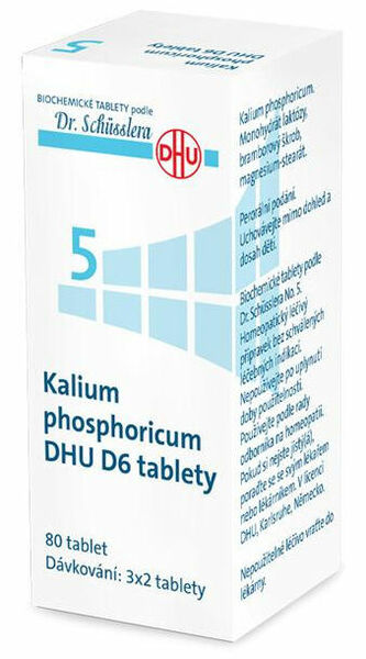 Dr.Schüssler  No.5 Kalium phosphoricum DHU 80 tablet D5-D30 porovnat ceny