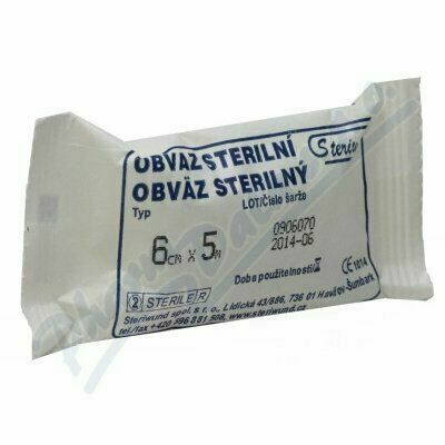 Obin. hydrofil.pletené ster.6cmx5m/1ks Steriwund porovnat ceny