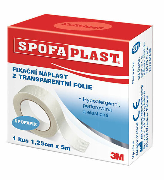 3M Spofaplast Náplast fix.transp.fol.431 5mx12.5mm porovnat ceny
