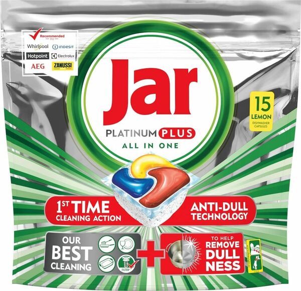 Jar kapsle na nádobí Platinum Plus Yellow 15ks porovnat ceny