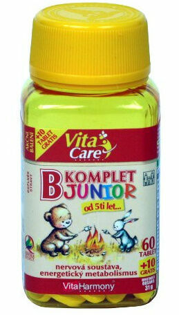 VitaHarmony B komplet JUNIOR od 5let 60+10 tablet porovnat ceny